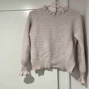 Madewell beige sweater, size small